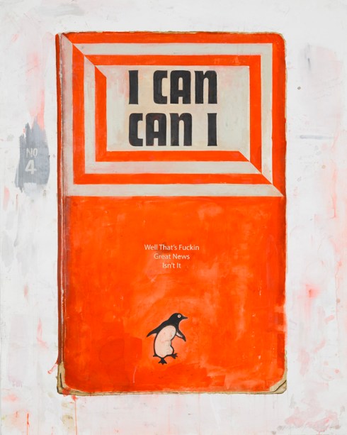 Harland Miller I Can Can I, 2014 watercolour on paper 152 x 121.5 cm Ingleby Gallery - Edinburgh