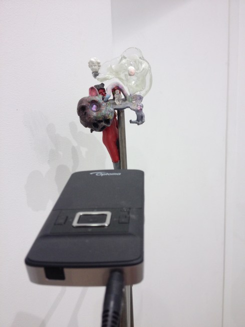 Tony Oursler - a brilliant use of micro projector