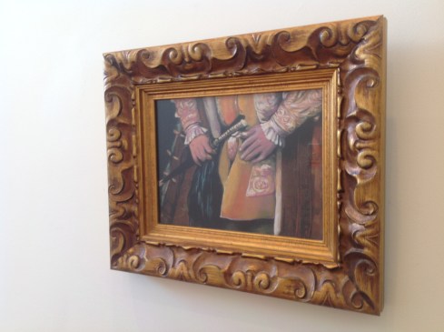 Cash Brown Bombast #6  after unknown Flemish painter, 2010 ink, gouache and pencil on 240 gsm Arches 34 x 41 cm inc frame 