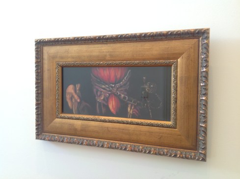 Cash Brown Bombast #9 after Ranuccio, 2010 ink, gouache and pencil on 240 gsm Arches 26 x 41 cm inc frame 